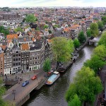 Vista aerea de Amsterdam