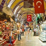 Barrio del bazar en Estambul