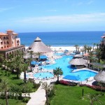 Area de piscinas del Hotel Royal Solaris Los Cabos & Spa